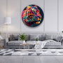 Wallity Cuadro decorativo de vidrio templado Multicolor (80 x 80 cm)